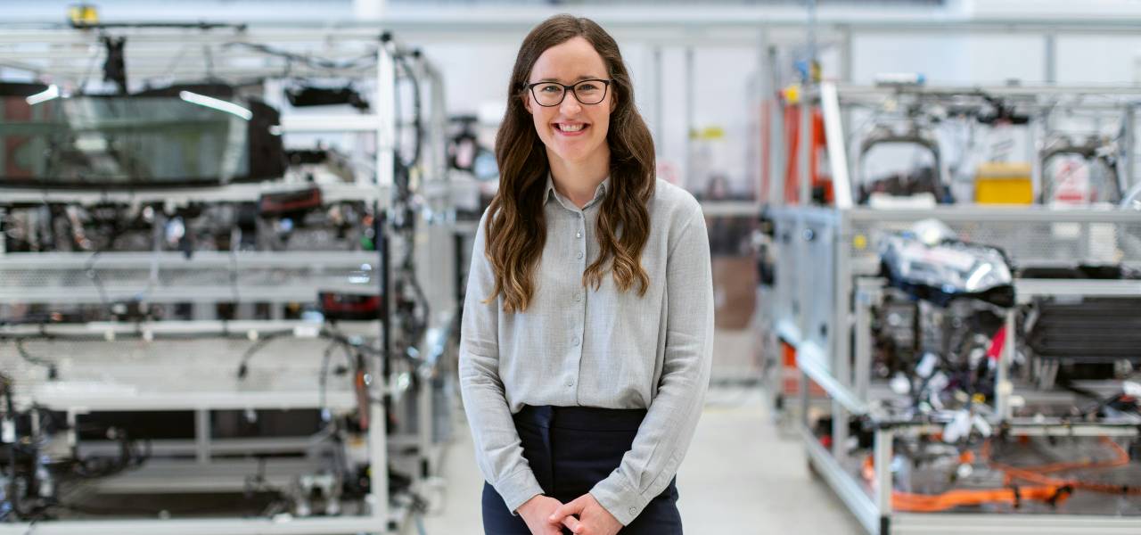 Female engineer at her workplace